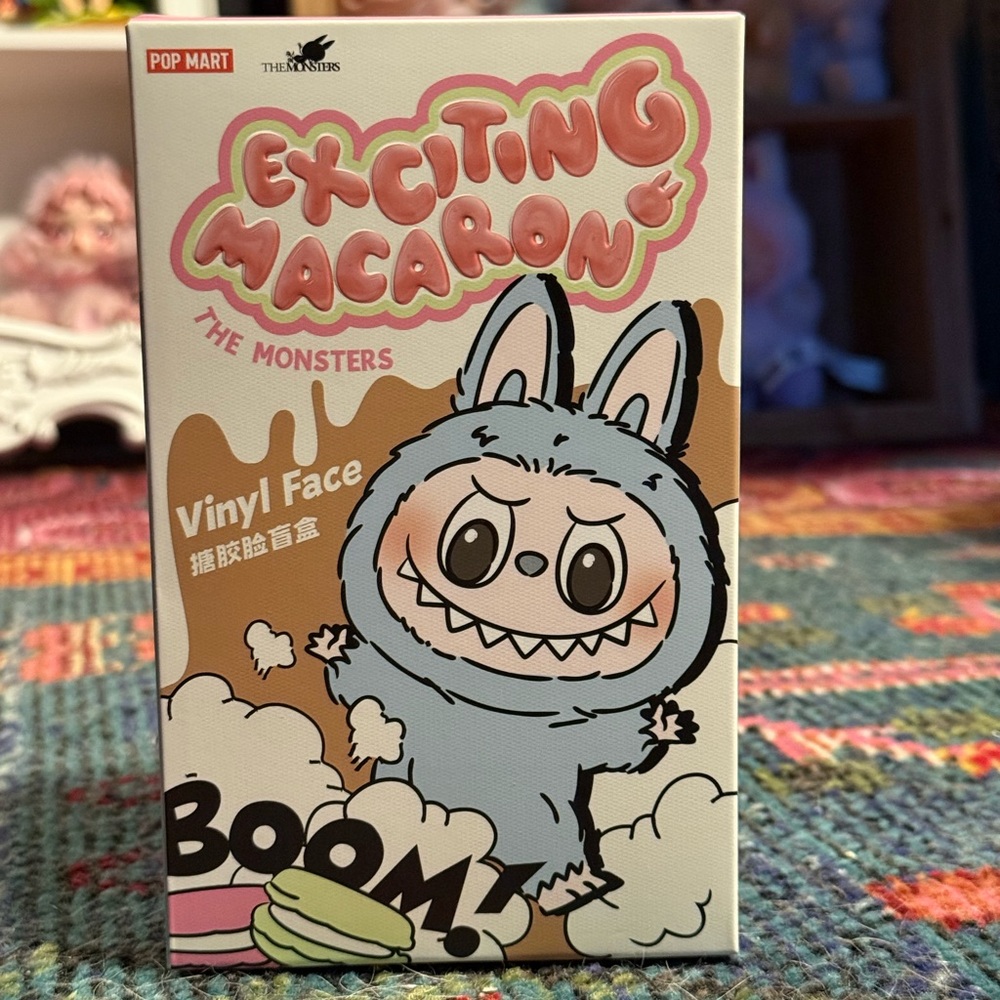 POP MART Labubu - Exciting Macarons (Sesame Bean)
